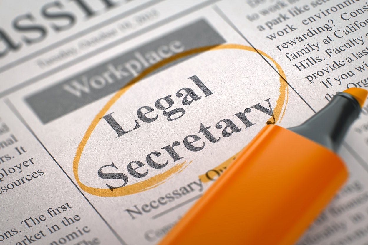 legal secretary jobs