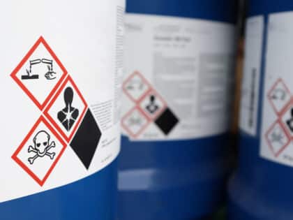 dangerous chemicals risk of injury
