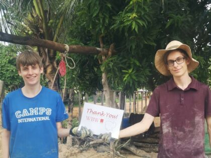 WBW Sponsors Local Duo Charlie and Ted Harrison for Camp Cambodia Expedition